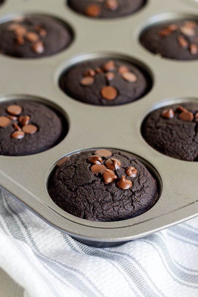 Low-Cal Chocolate Muffins