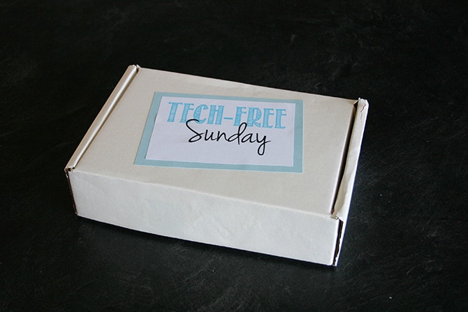 Tech-Free Sunday