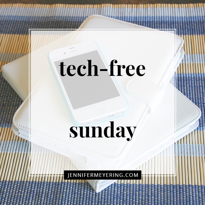 Tech-Free Sunday