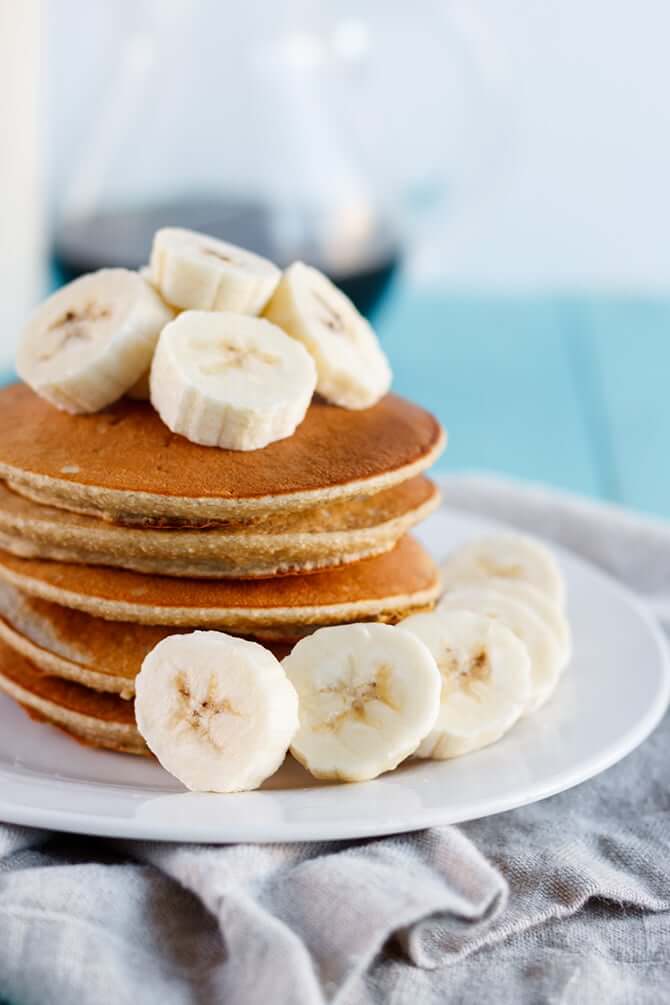 Skinny Banana Pancakes