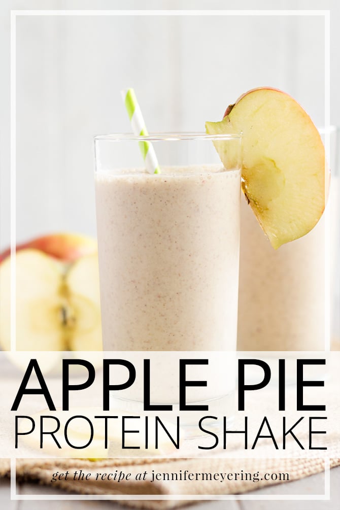 Apple Pie Protein Shake | JenniferMeyering.com
