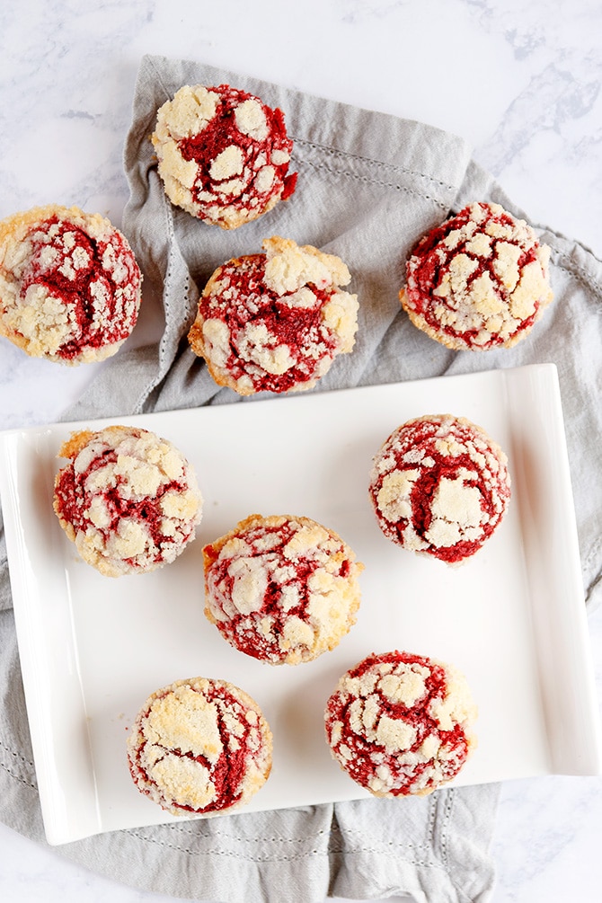 Red Velvet Cream Cheese Muffins