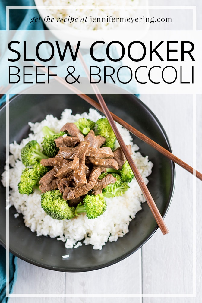 Slow Cooker Beef and Broccoli | JenniferMeyering.com
