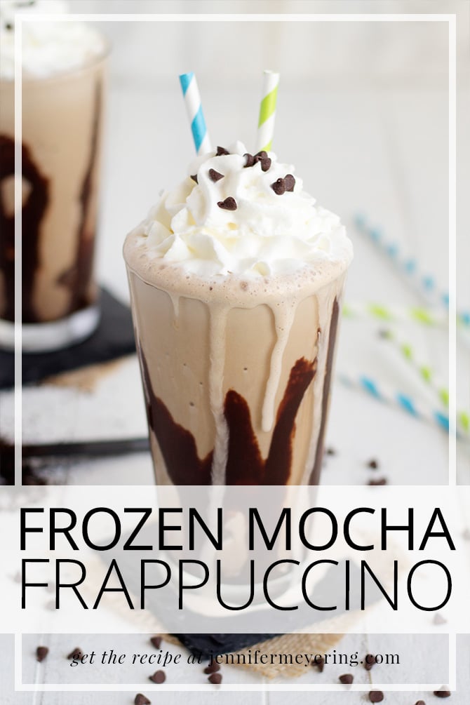 Frozen Mocha Frappuccino -- JenniferMeyering.com