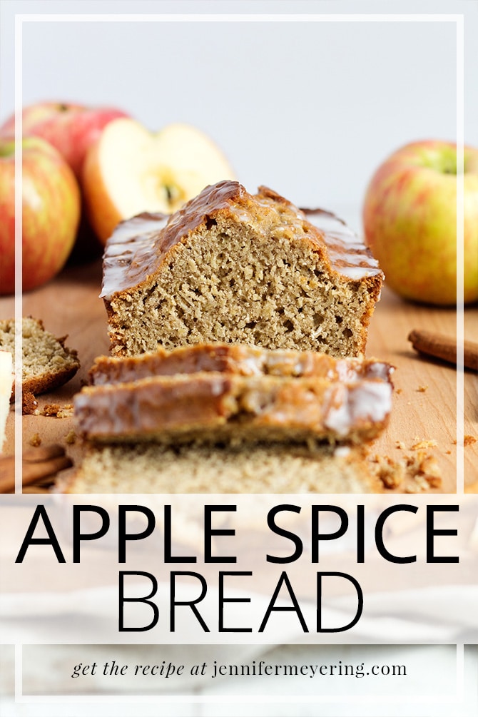 Apple Spice Bread - JenniferMeyering.com