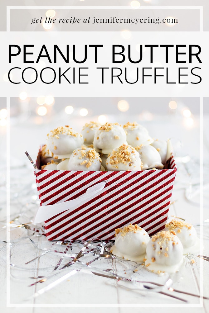 Peanut Butter Cookie Truffles - JenniferMeyering.com