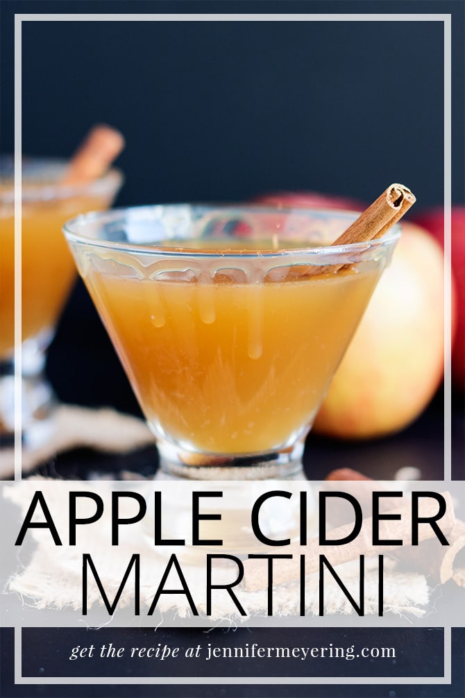 Apple Cider Martini - JenniferMeyering.com
