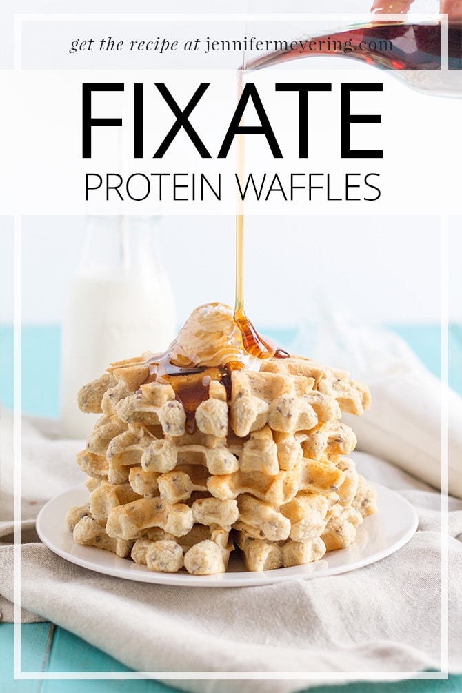 FIXATE Protein Waffles - JenniferMeyering.com