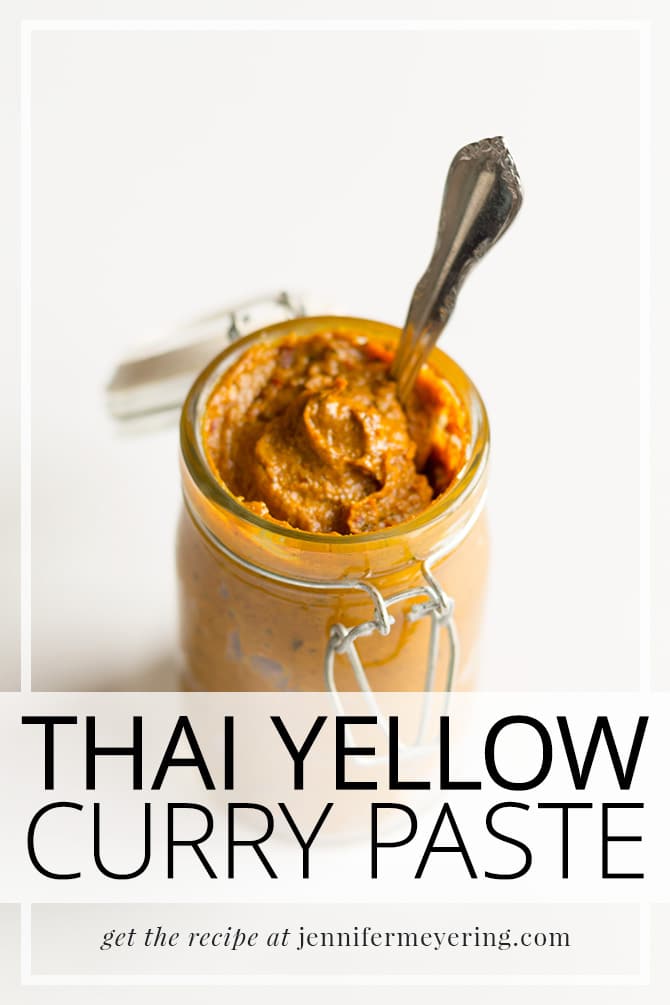 Thai Yellow Curry Paste - JenniferMeyering.com