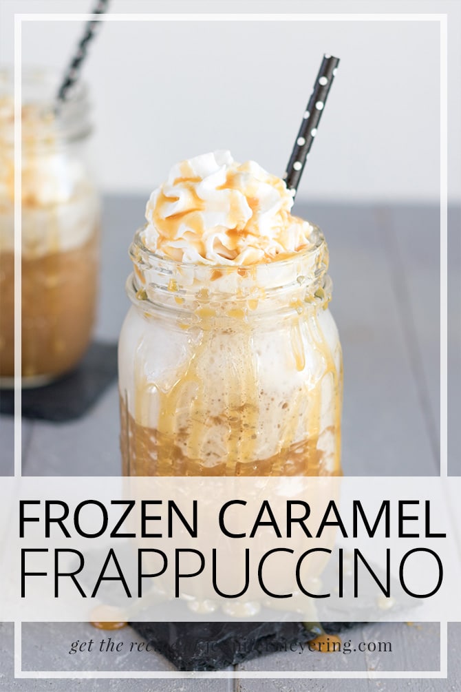 Frozen Caramel Frappuccino - JenniferMeyering.com