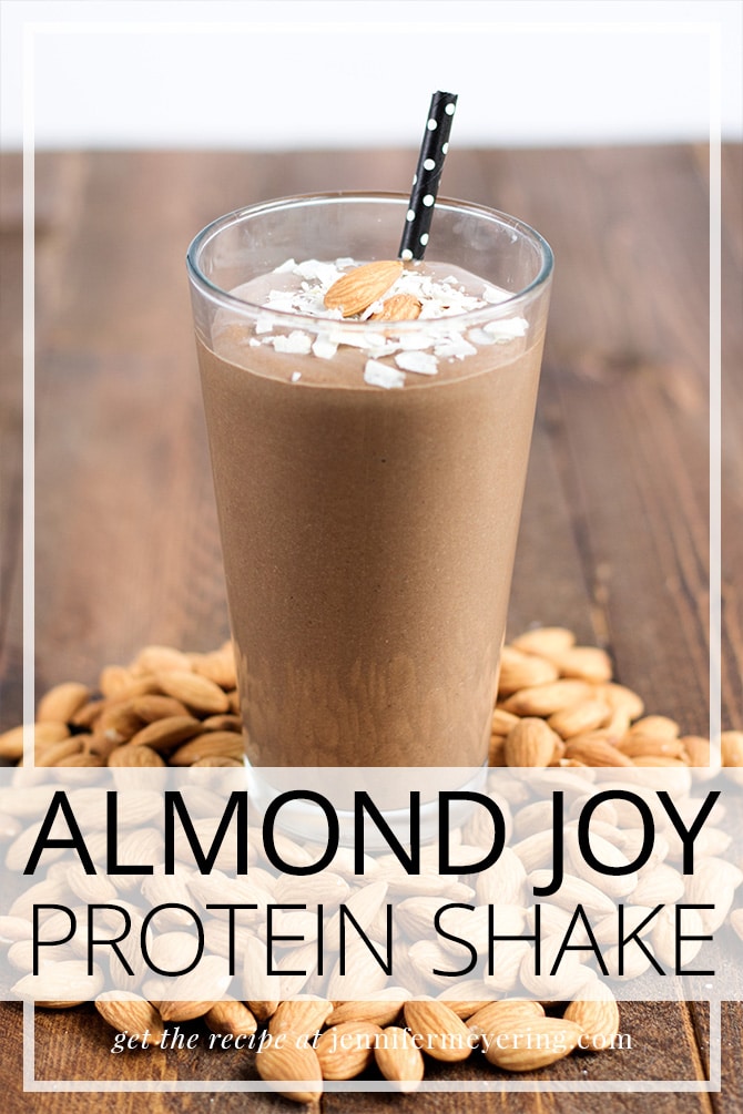 Almond Joy Protein Shake - JenniferMeyering.com