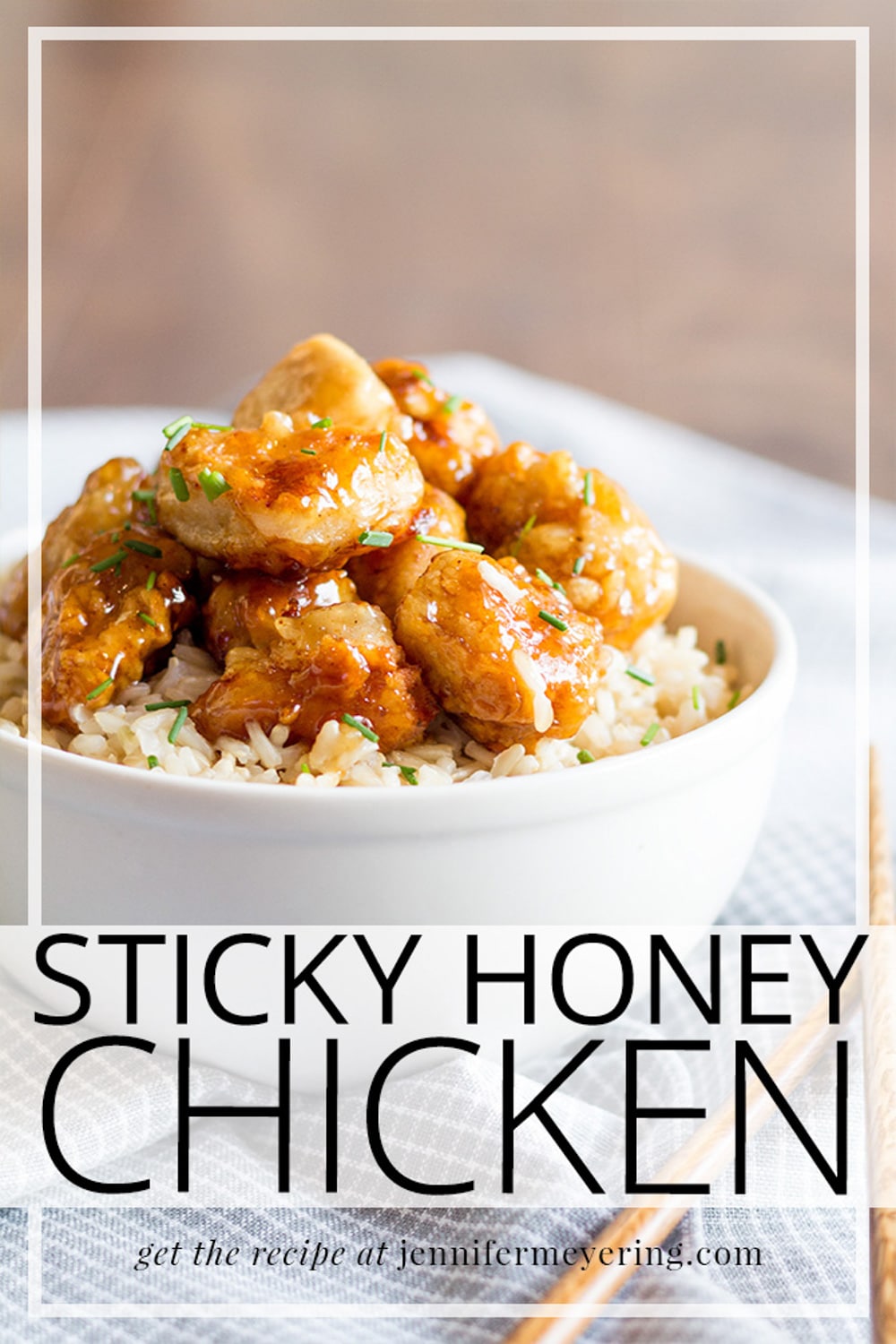 Sticky Honey Chicken - JenniferMeyering.com