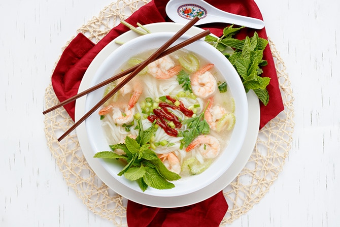 Spicy Asian Shrimp Soup