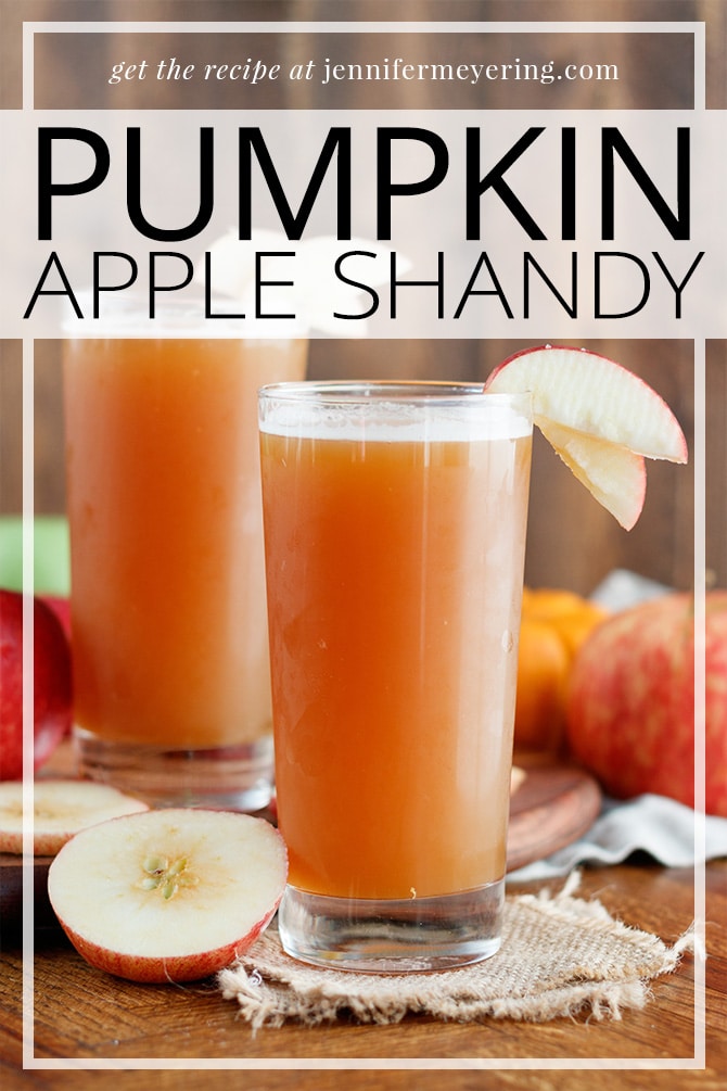Pumpkin Apple Shandy - JenniferMeyering.com