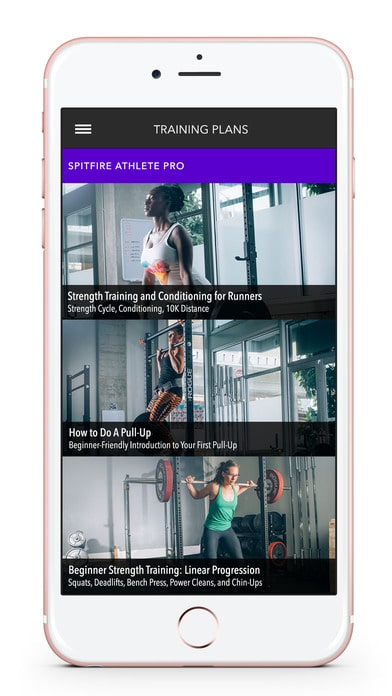 Spitfire Athlete App