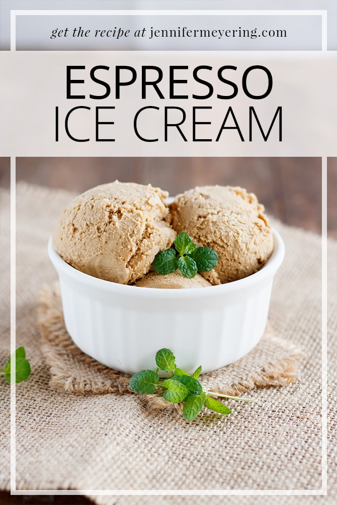Espresso Ice Cream - JenniferMeyering.com