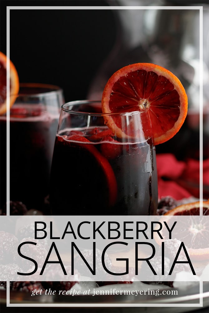 Blackberry Sangria - JenniferMeyering.com