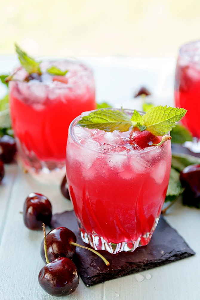 Cherry Purple Haze Cocktail