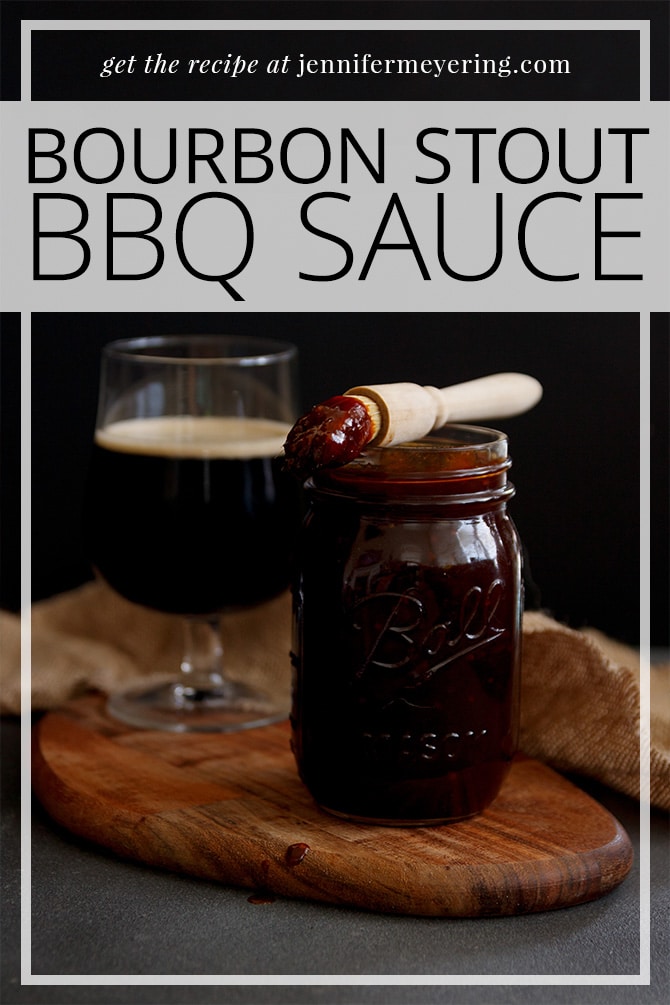 Bourbon Stout BBQ Sauce - JenniferMeyering.com