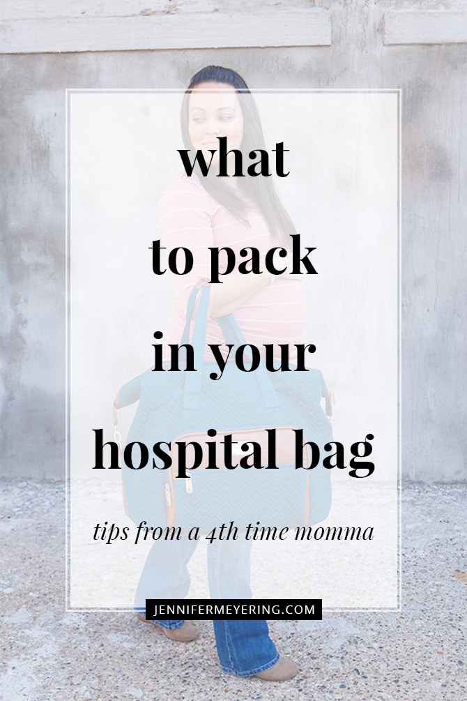 What's In My Hospital Bag - JenniferMeyering.com