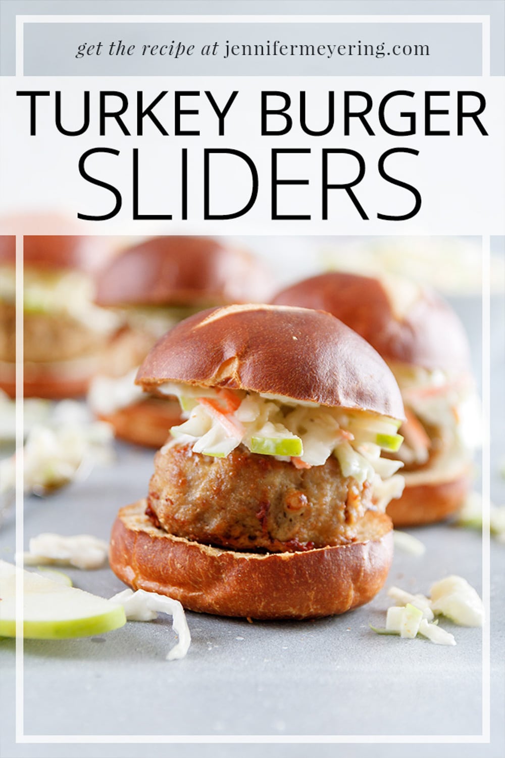 Turkey Burger Sliders - JenniferMeyering.com