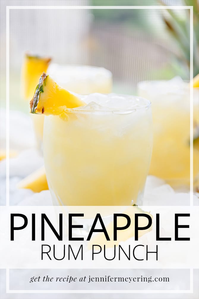 Pineapple Rum Punch - JenniferMeyering.com