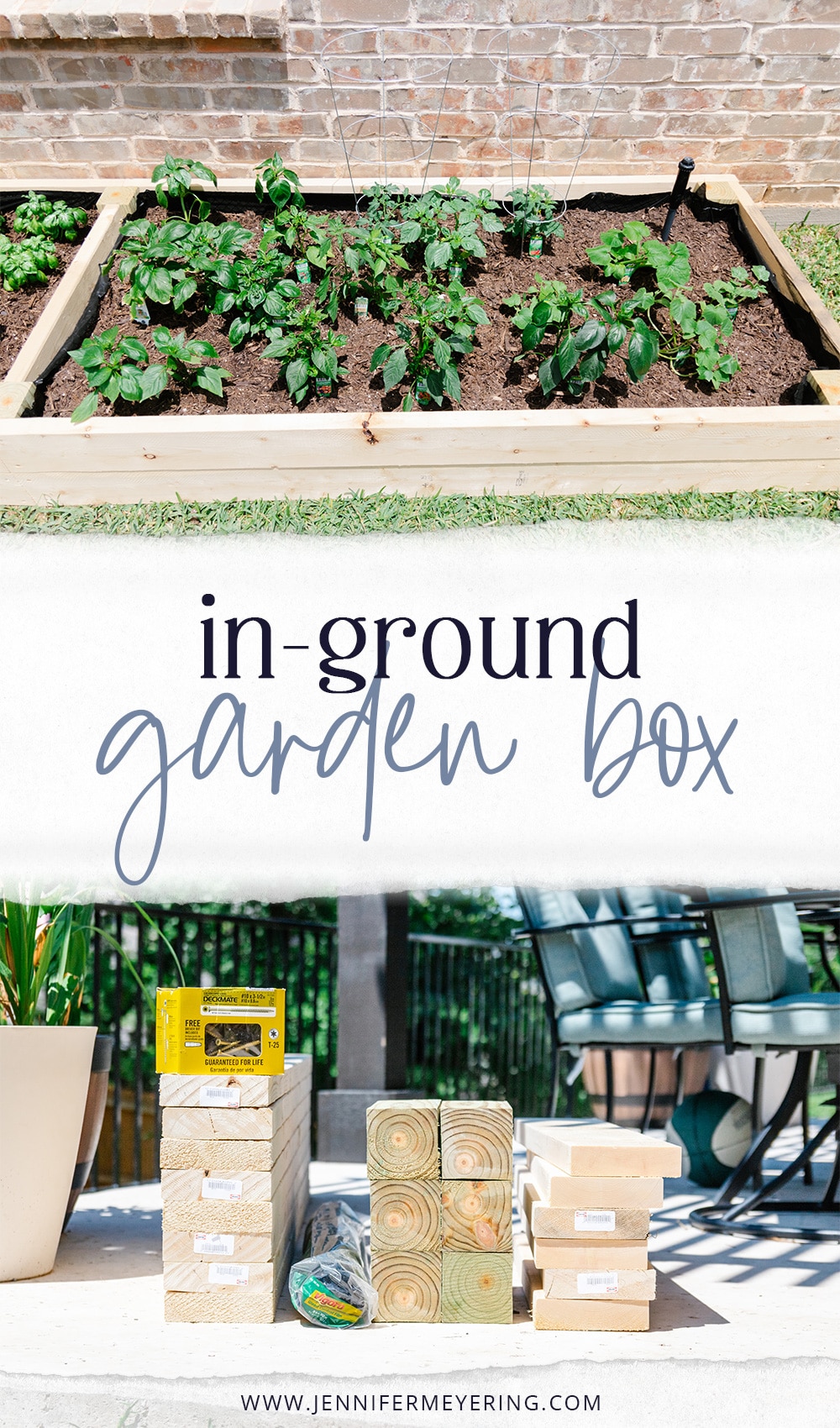 In-Ground Garden Box - JenniferMeyering.com