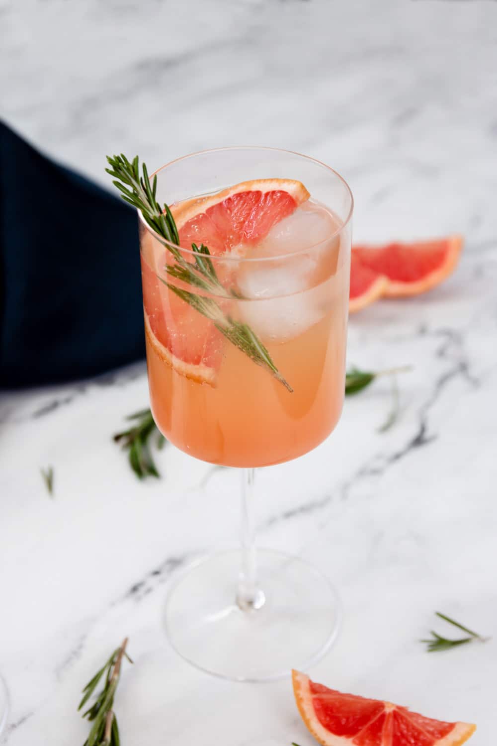 Grapefruit Rosemary Gin-mosa