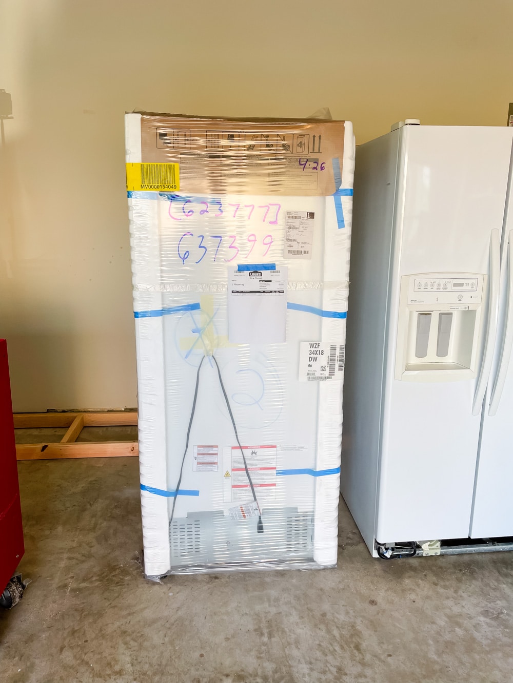 Garage Reno: Phase Iii - New Freezer
