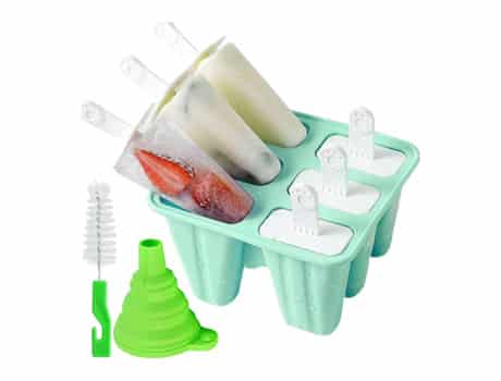 Popsicle Molds 6 Pieces Silicone