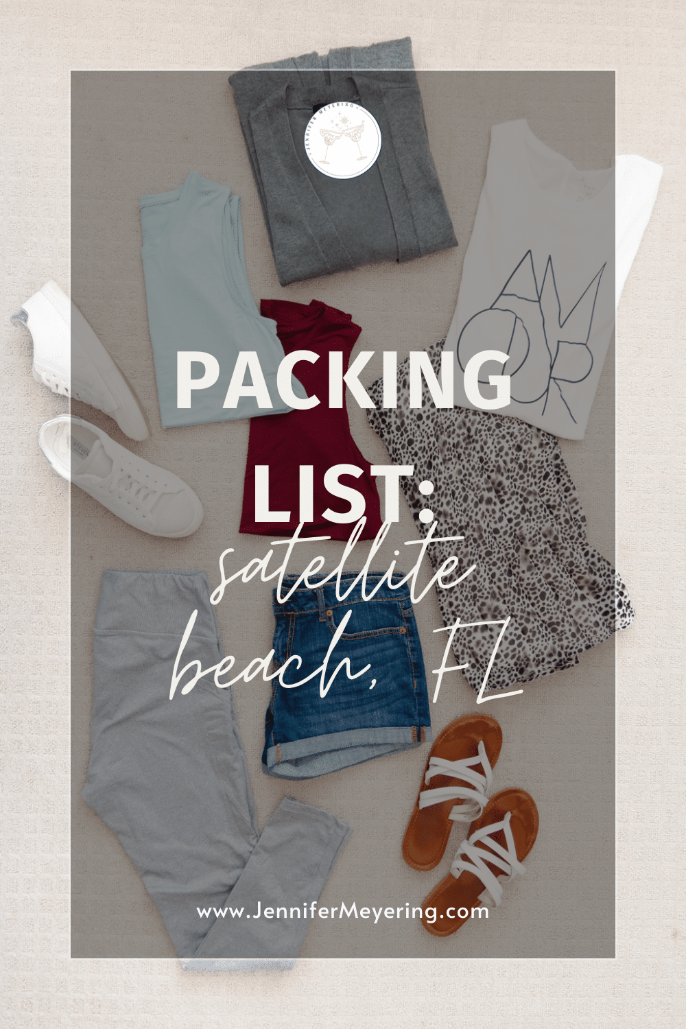 What I Packed for a Quick Trip to Satellite Beach - JenniferMeyering.com