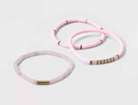 Semi-Precious Heishi Multi-Strand Bracelet