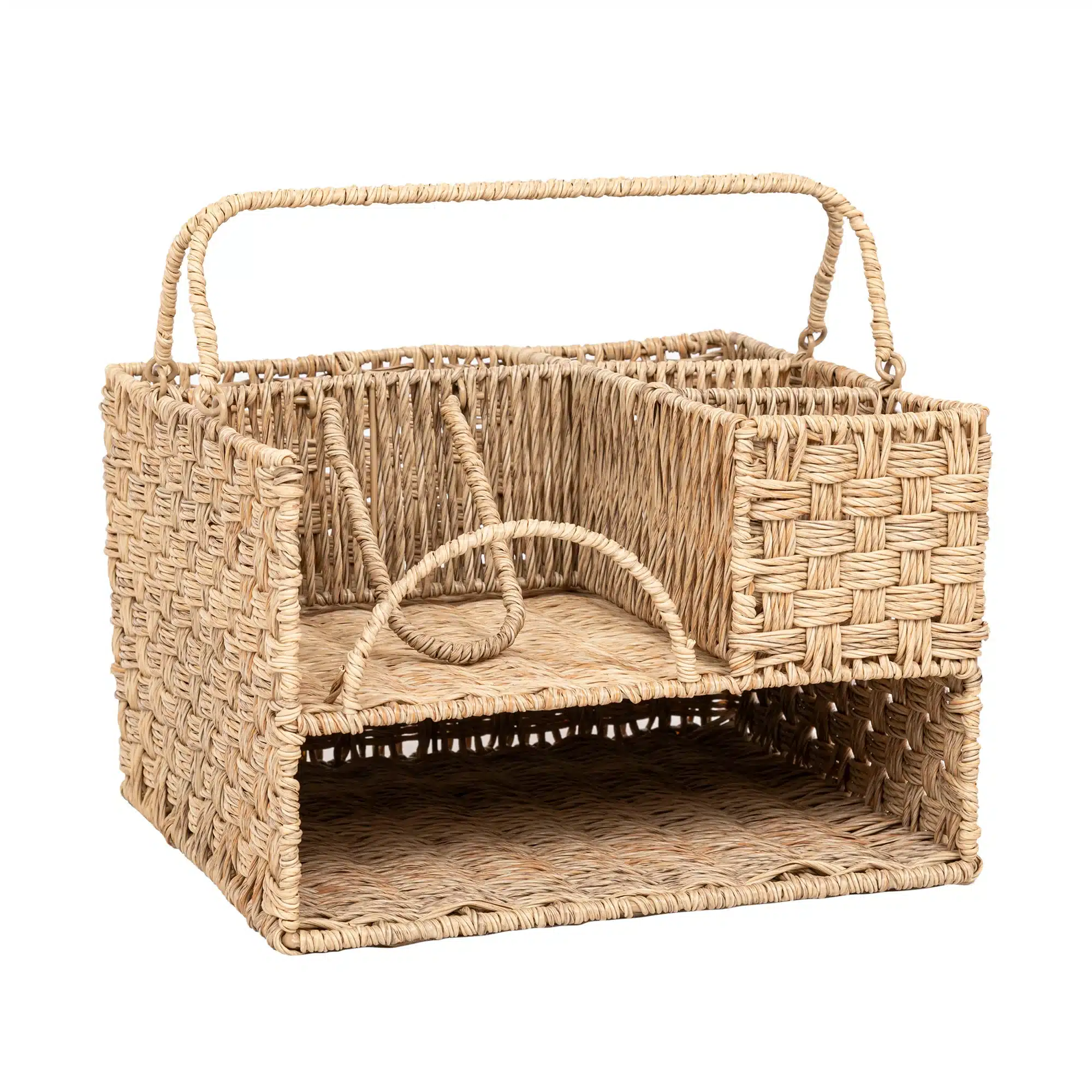 Resin Rattan All-in-one Serving Caddy