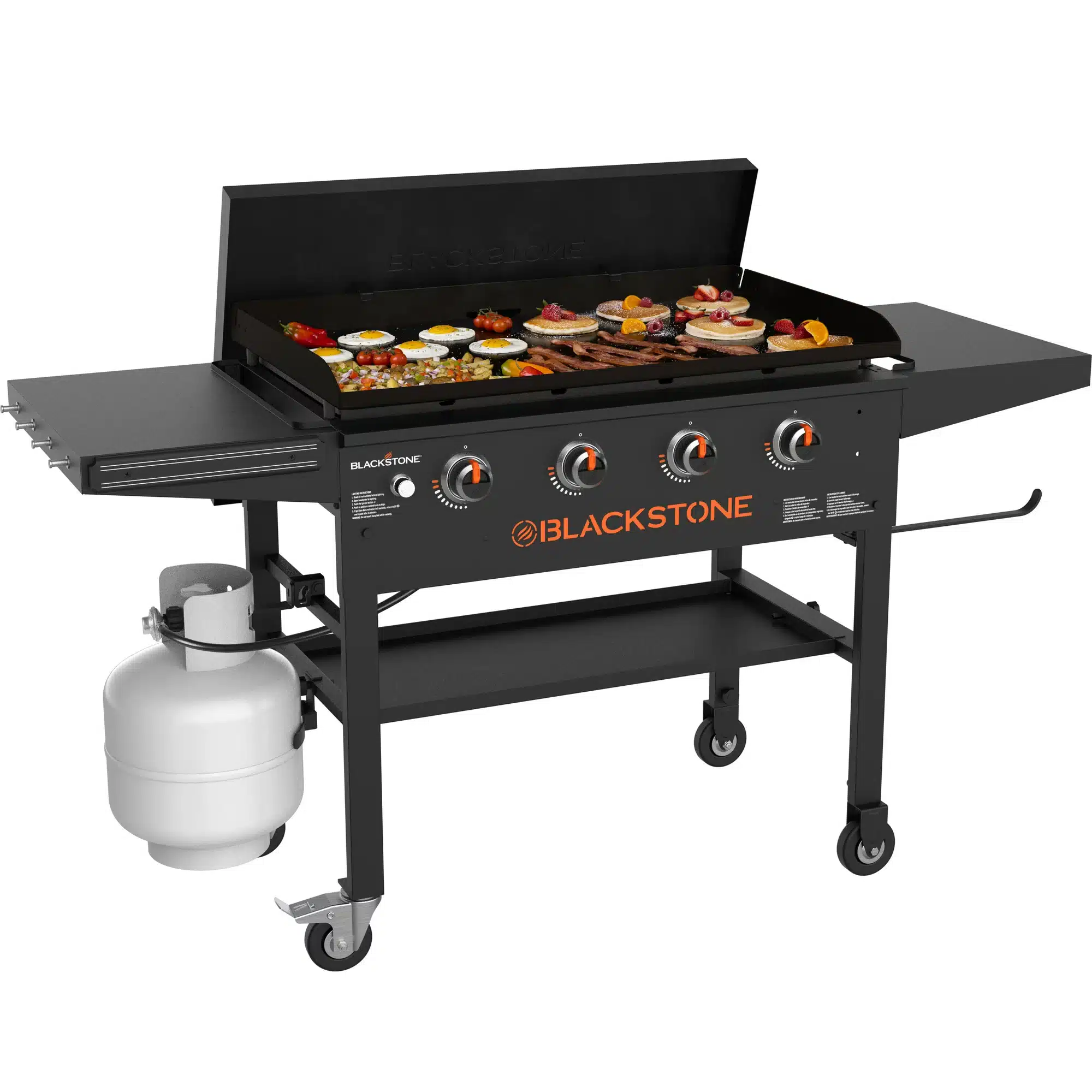 Spicy Mustard Cheeseburger Sliders 9 Blackstone Original 4-Burner 36" Propane Omnivore Griddle