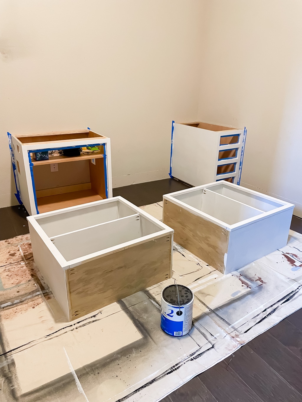 Office Makeover With Custom Built-In'S And Desk 7 Office Makeover