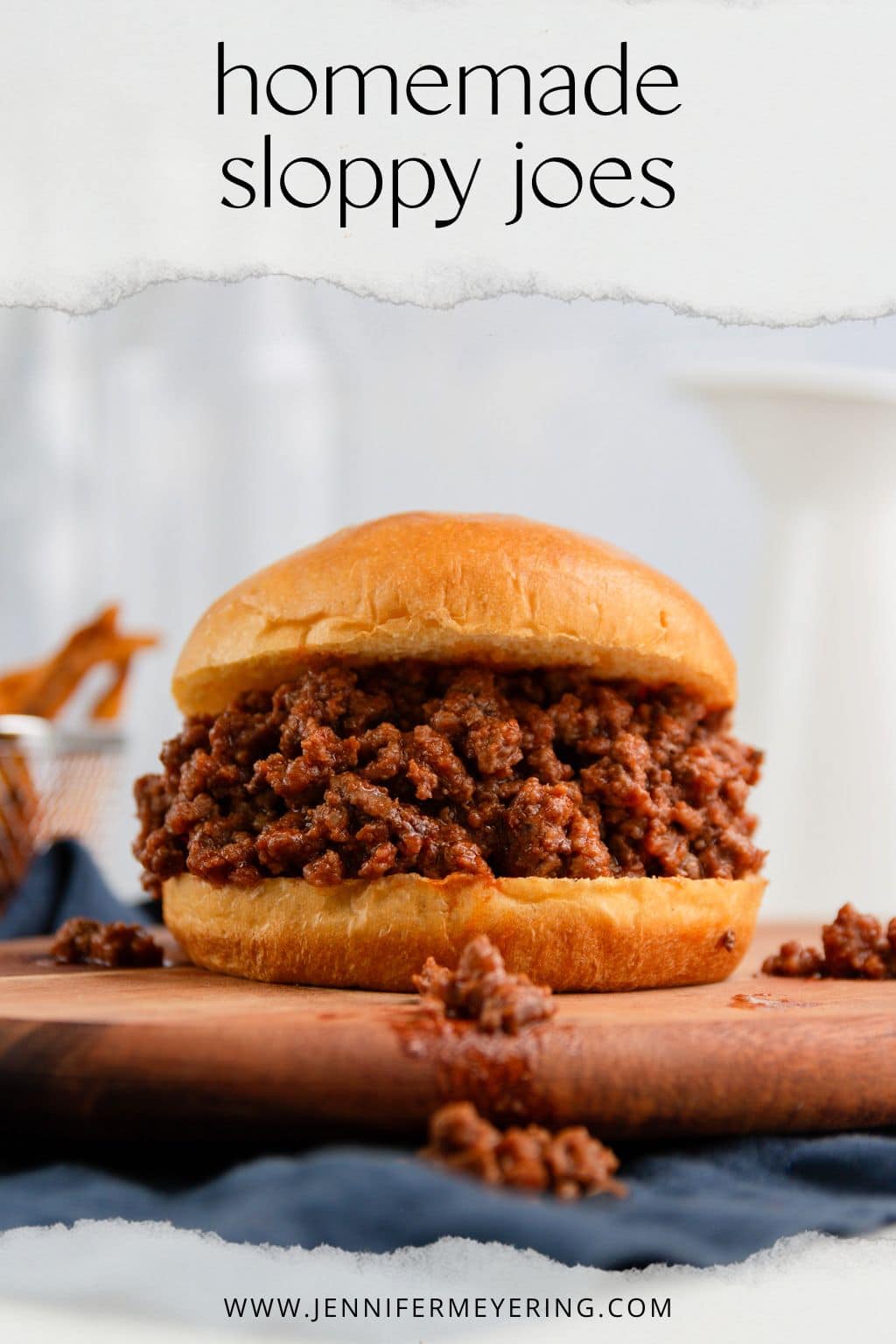 Homemade Sloppy Joes - JenniferMeyering.com
