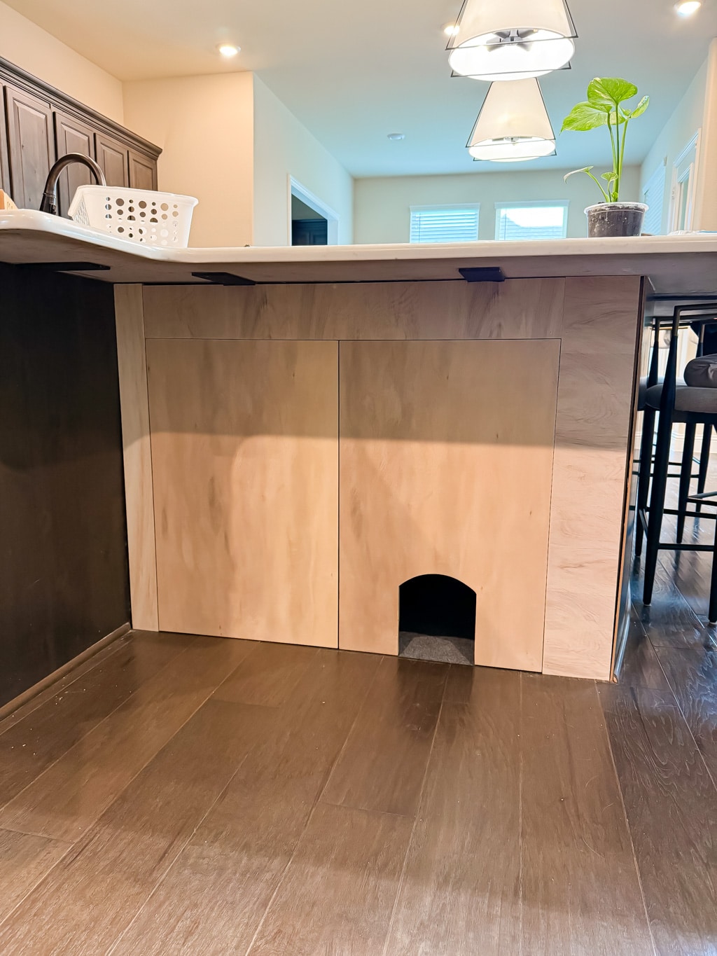 Diy Hidden Litter Box Cabinet 13 Built In Cat Box Closet 13