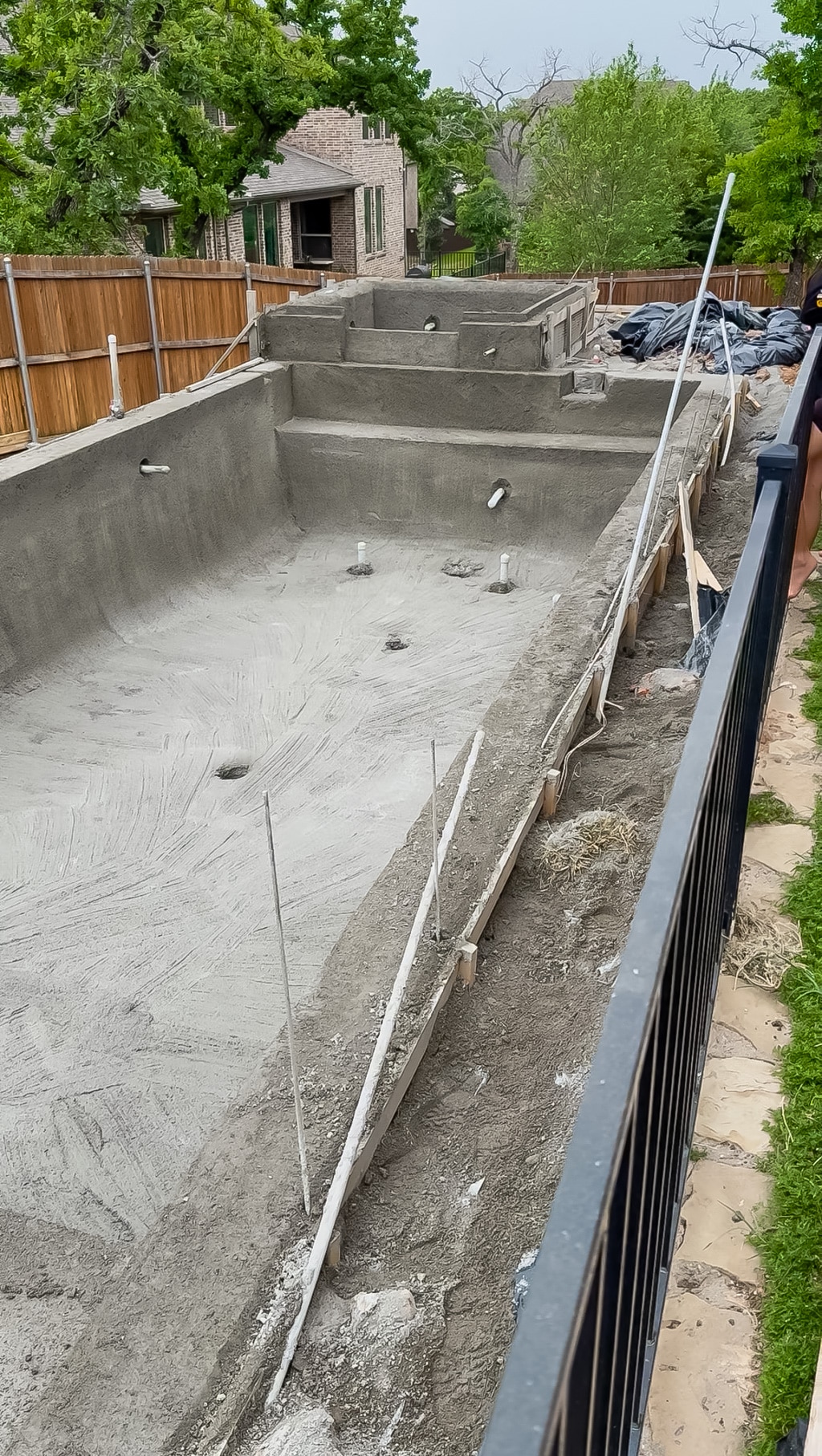 Backyard Pool Transformation: Our In-Ground Pool Build 6 backyard pool transformation our in ground pool build 3