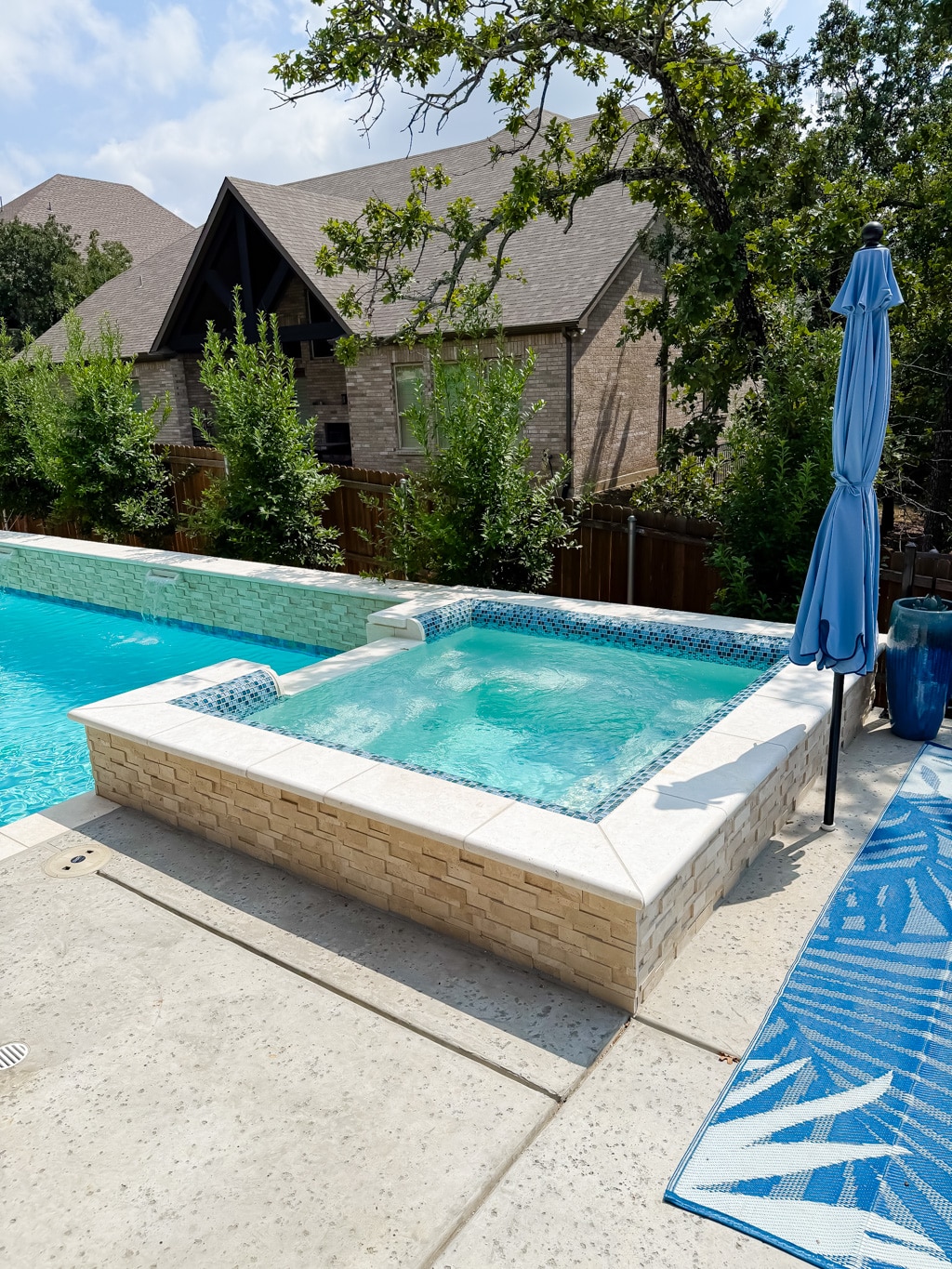 Backyard Pool Transformation: Our In-Ground Pool Build 23 The Result: Our Backyard Oasis 3