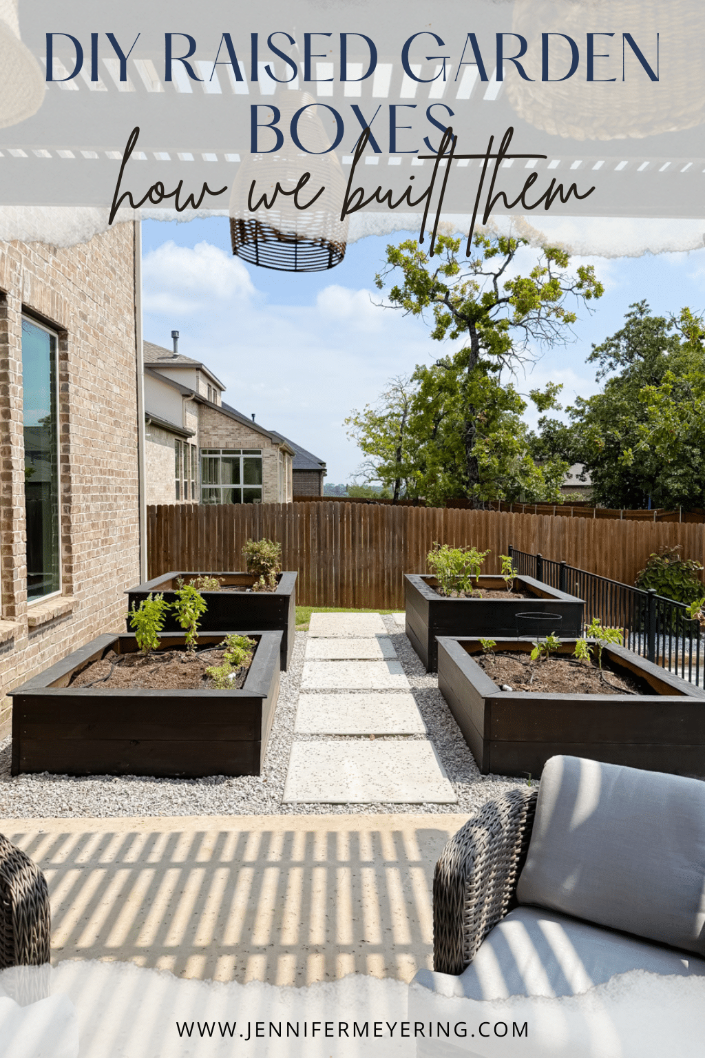 DIY Raised Garden Boxes: How We Built Our Backyard Garden Beds - JenniferMeyering.com