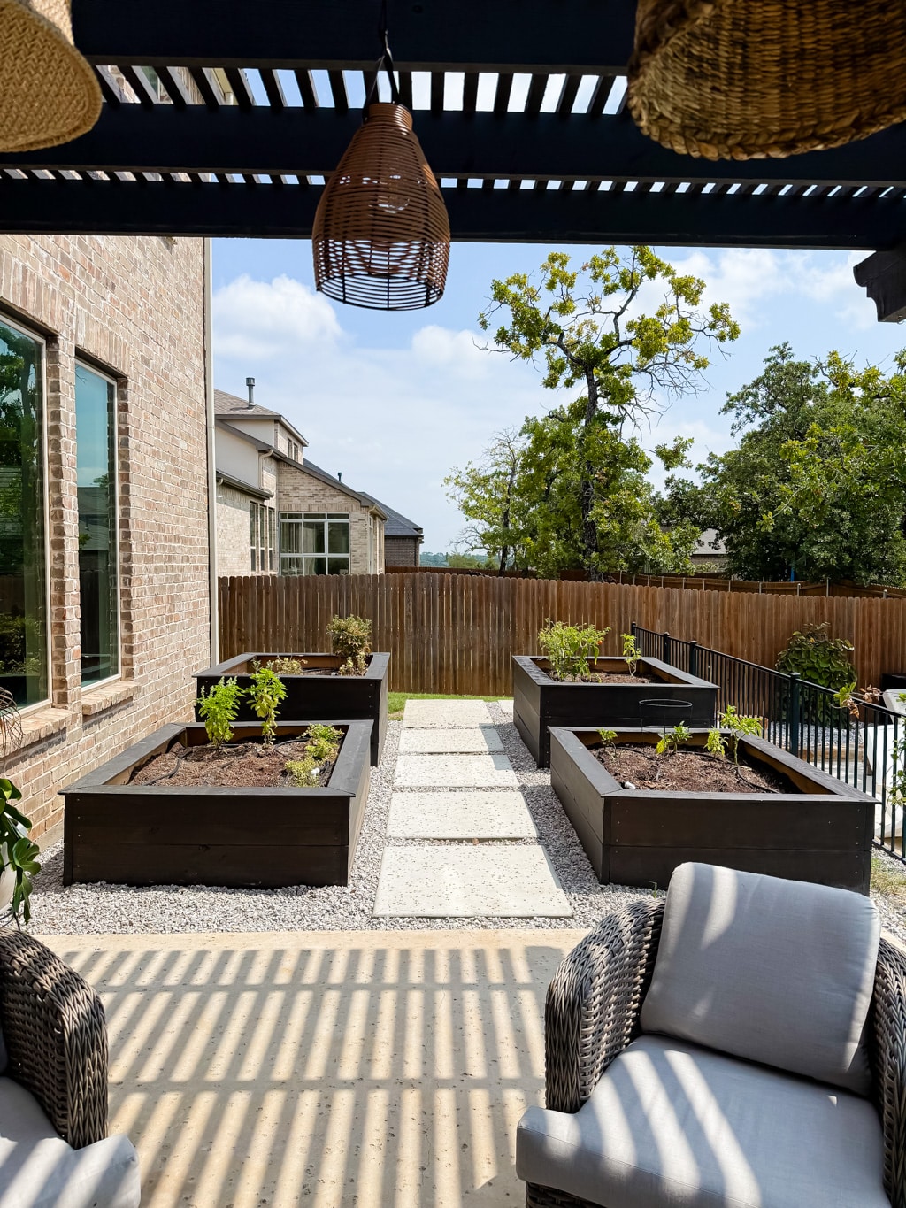 Backyard Patio Transformation: Outdoor Living Upgrade 13 Garden Area - After 1