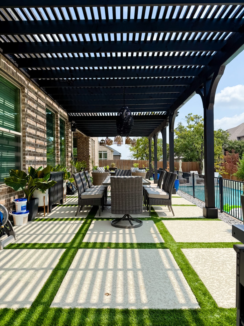 Backyard Patio Transformation: Outdoor Living Upgrade 10 New Pergola And Dining Area 1