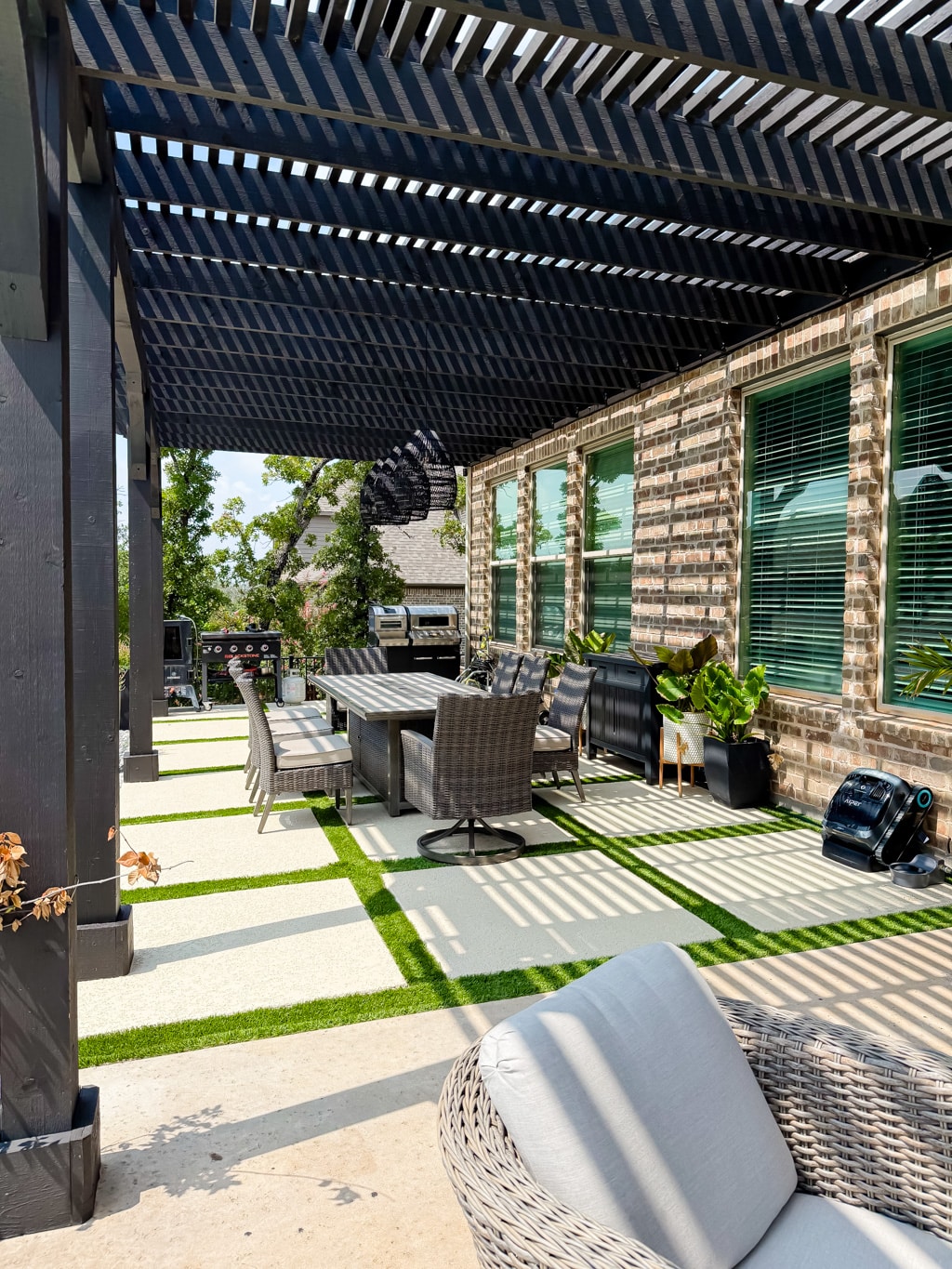 Backyard Patio Transformation: Outdoor Living Upgrade 11 New Pergola And Dining Area 2