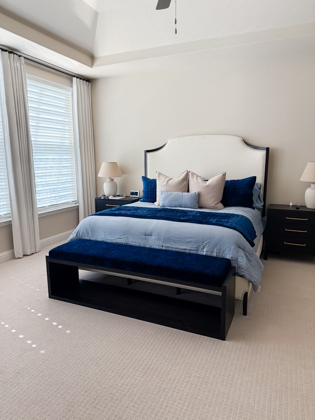 DIY Upholstered Bedroom Bench