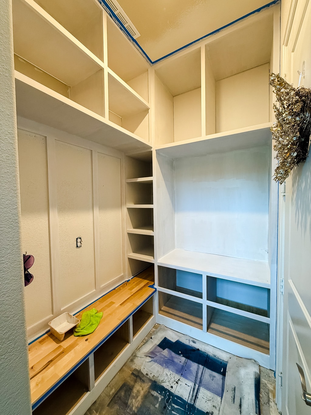 DIY Mudroom Upgrade: Custom Storage, Built-Ins, and Family Function 21 diy mudroom upgrade 20