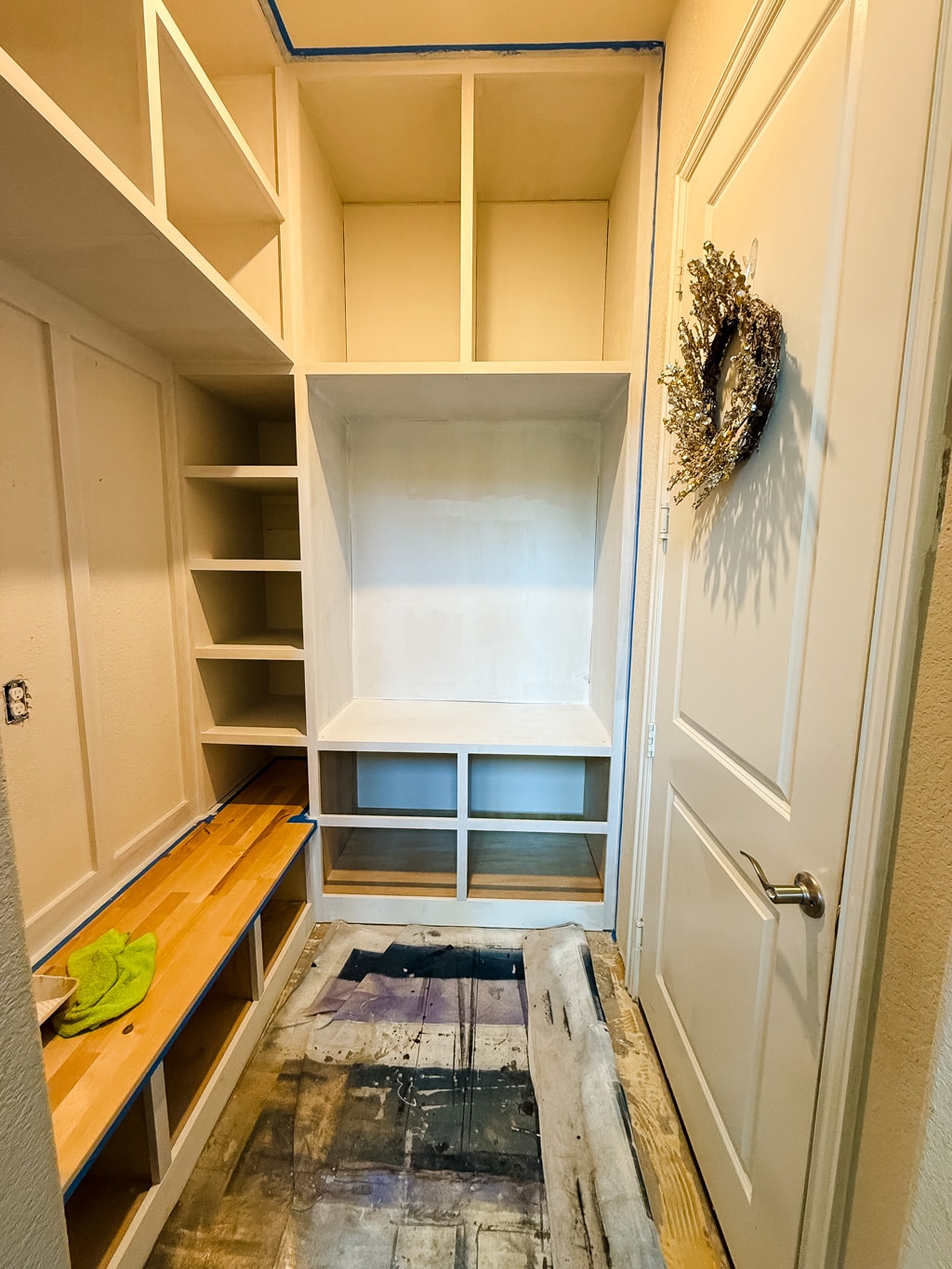 DIY Mudroom Upgrade: Custom Storage, Built-Ins, and Family Function 22 diy mudroom upgrade 21