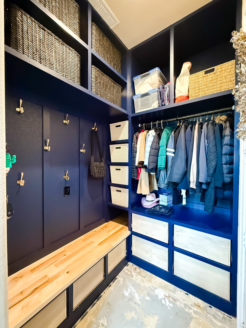 DIY Mudroom Upgrade: Custom Storage, Built-Ins, and Family Function 26 diy mudroom upgrade 25